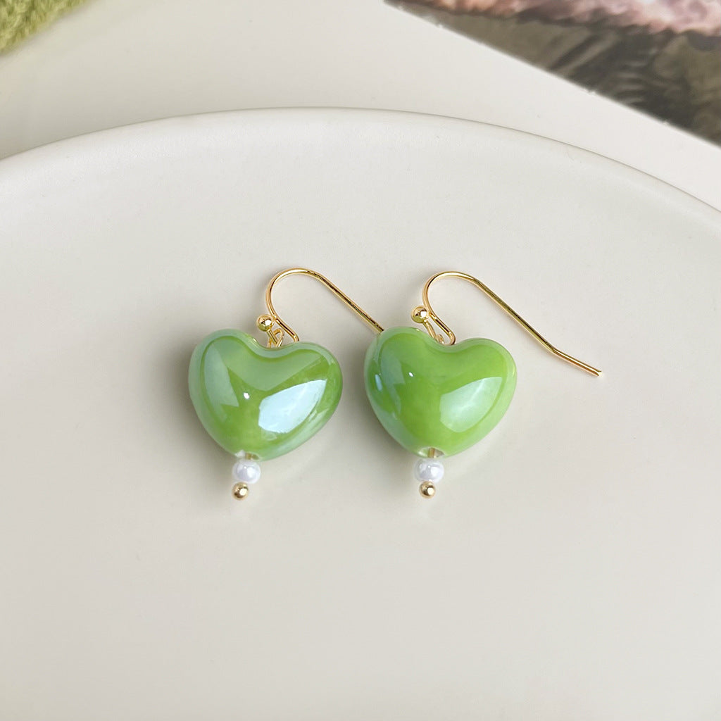 Wholesale  oil drop flower earrings