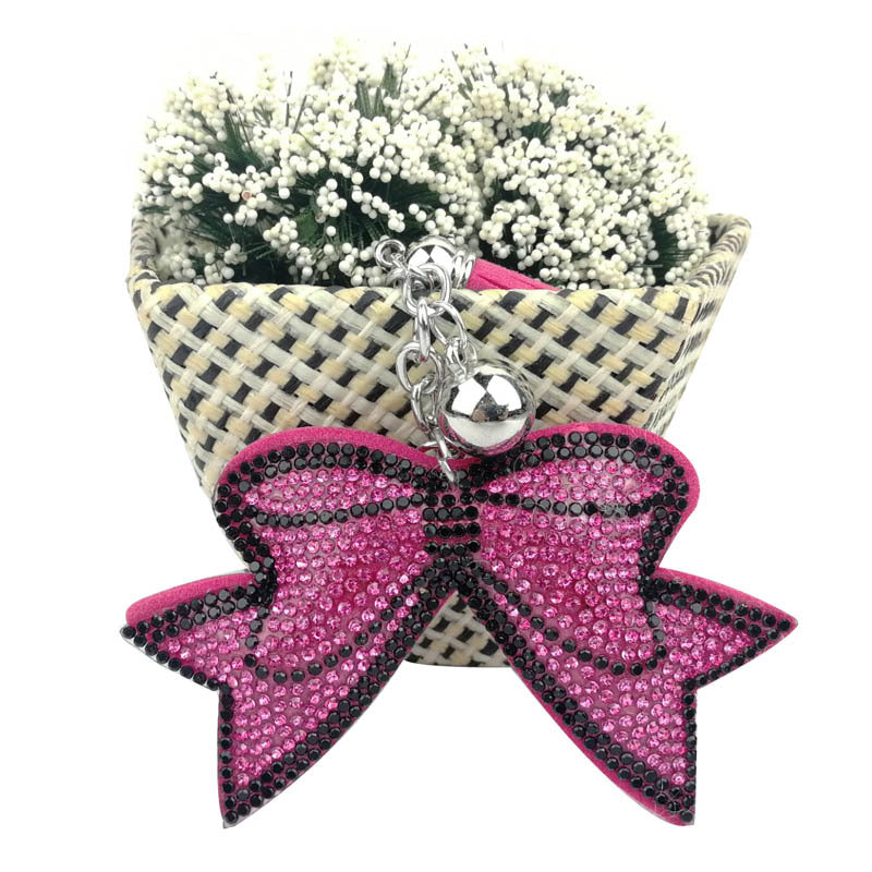 Wholesale Cartoon cute diamond bow keychain