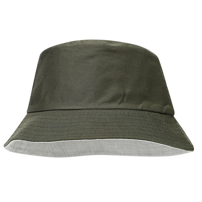 Wholesale  summer solid color fisherman hat outdoor sun bucket hat