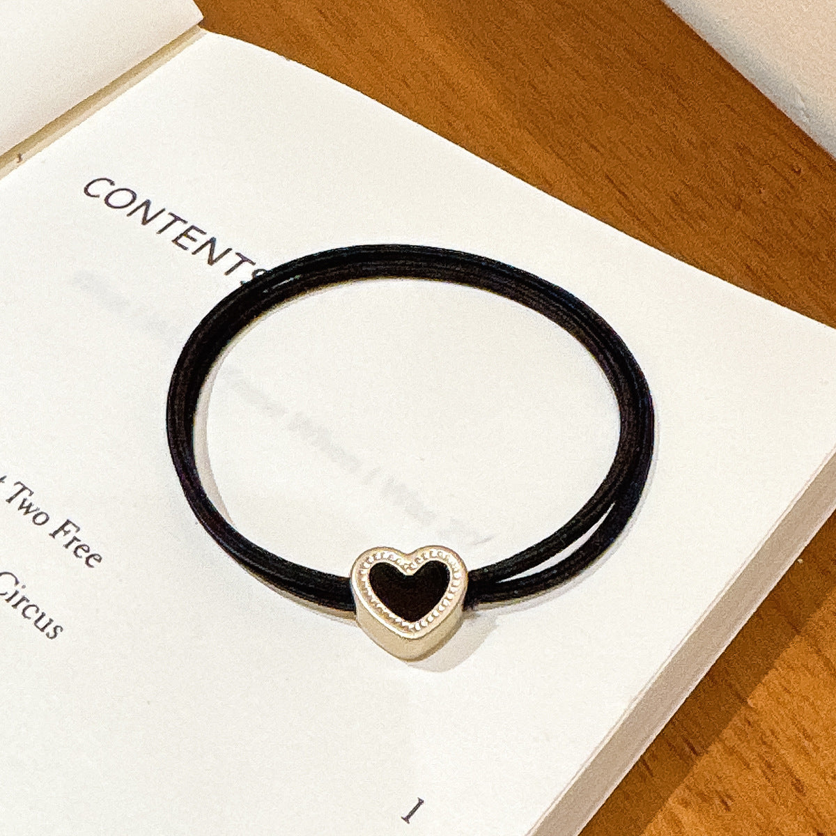 Wholesale 10pcs Simple Headband Small Rubber Band Durable Hair Tie Hair Scrunchies Bow Heart ACC-HS-Huidi005