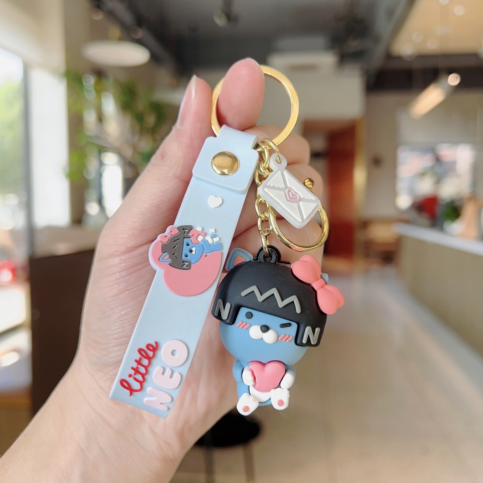 Wholesale Cartoon Cute PVC Keychain ACC-KC-WenChuan005