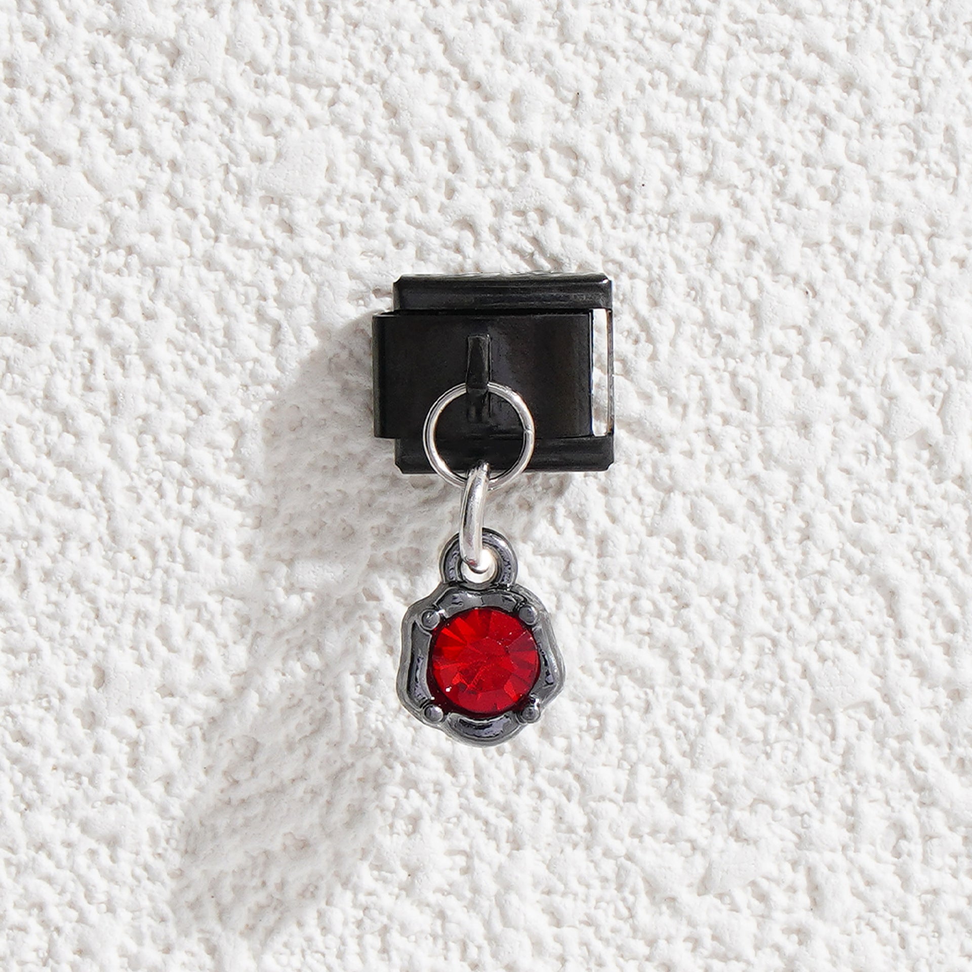 Wholesale Italian Charm Bracelet 9mm DIY Splicing Butterfly Pendant Black Silk Series Stainless Steel Composable Bracele