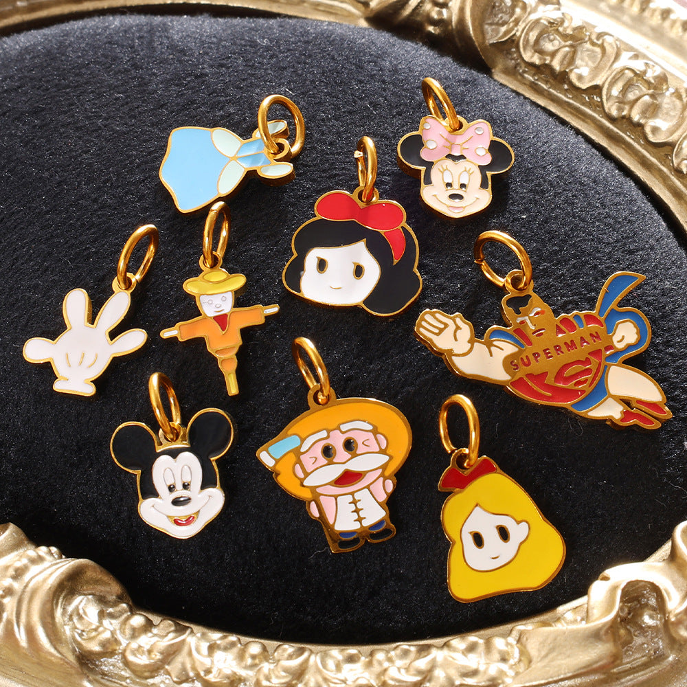 Wholesale Cartoon Enamel Charms