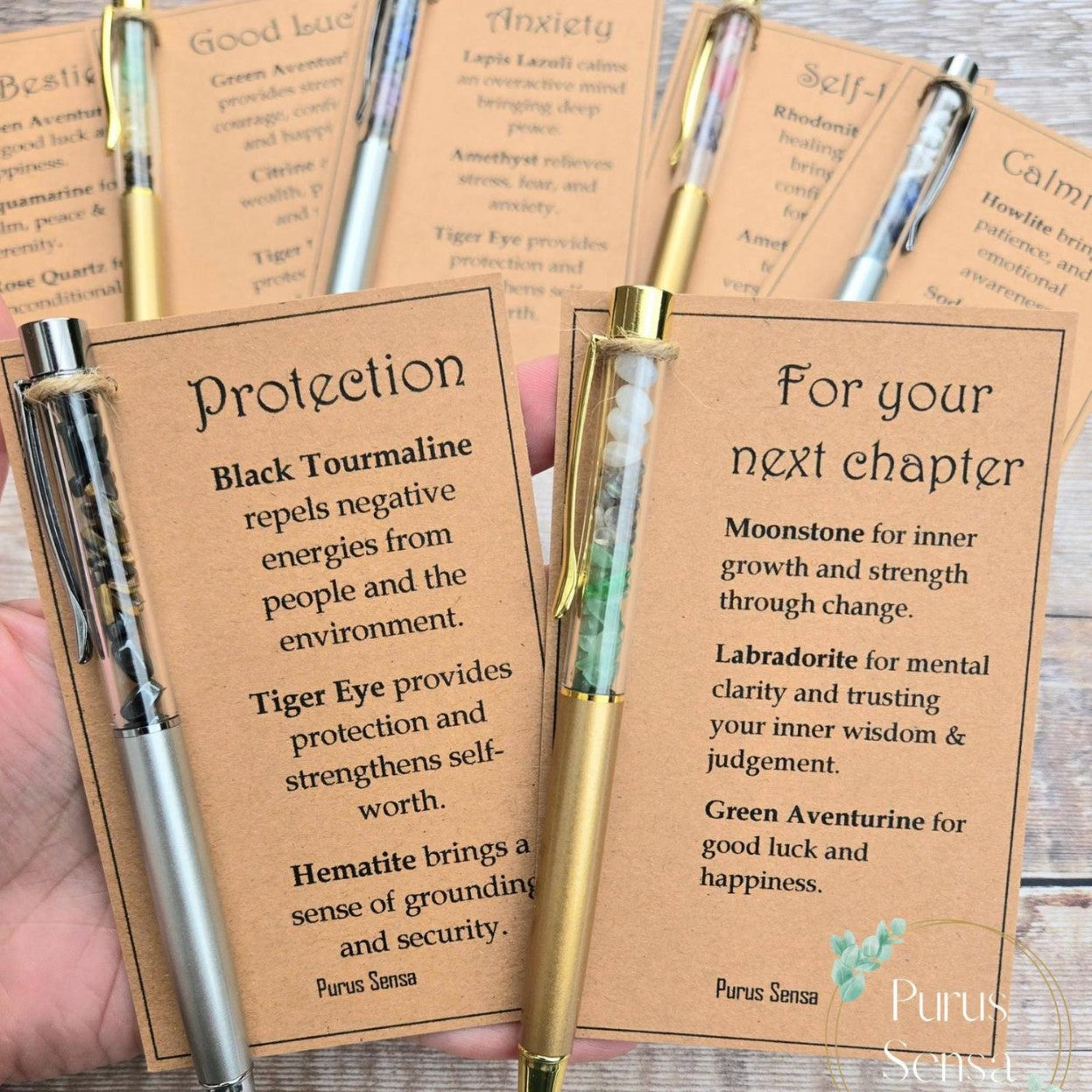 Wholesale Quicksand Metal Empty Pen Barrel  3–5mm  Natural Crushed Stone Pen