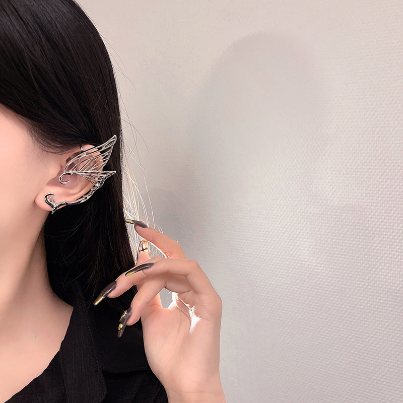 Wholesale Butterfly Elf Wings Ear Clip Ear Stud Earrings