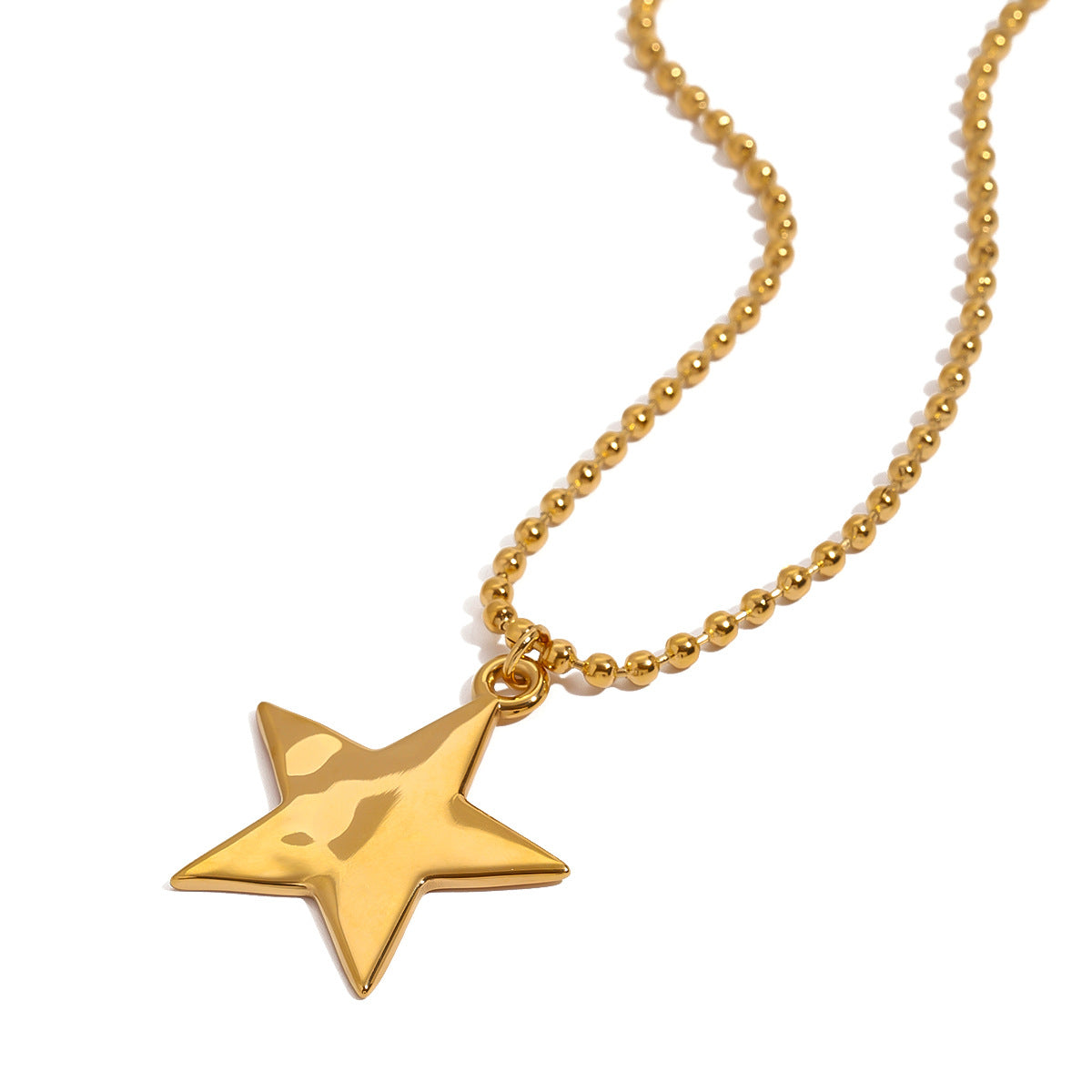 Wholesale  Star Stainless Steel Necklace  Light Luxury Necklaces