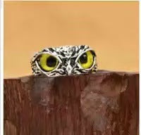 Wholesale Creative silver Owl Ring