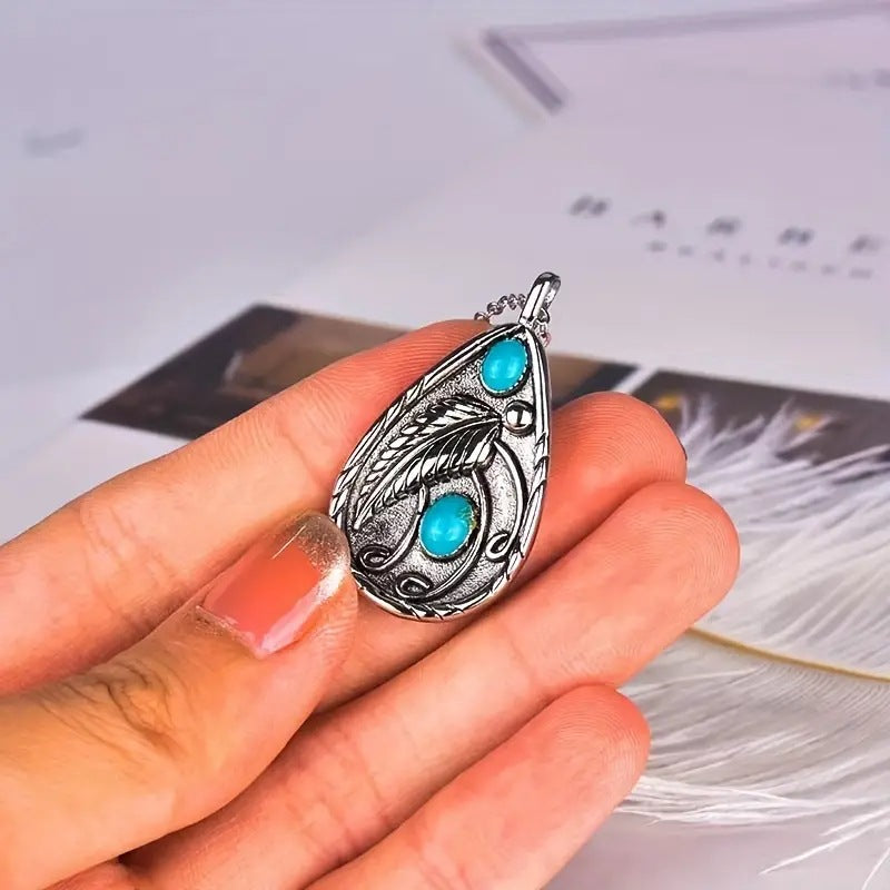 Wholesale Feather Alloy Necklace Pendant ACC-NE-Yunz001