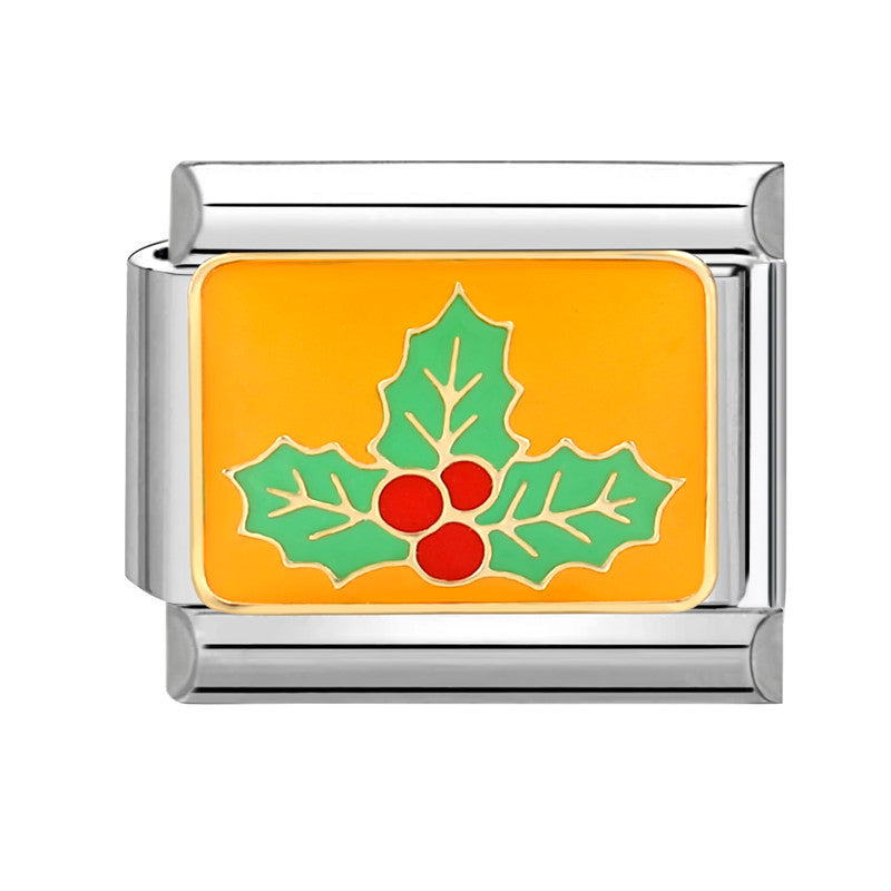 Wholesale Italian Charm Bracelet 9mm DIY Splicing Christmas Stainless Steel Composable Bracelet