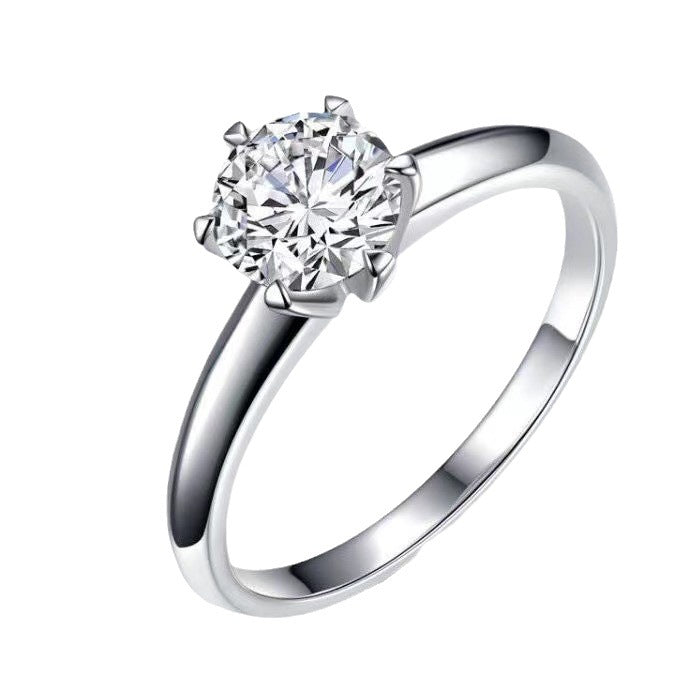 Wholesale Moissanite Silver Plated Rings ACC-RS-Youxi001