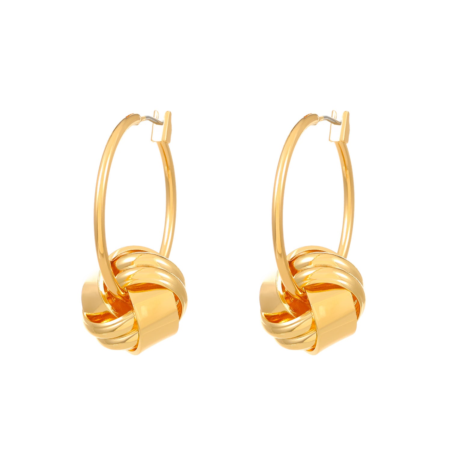 Wholesale Stylish Women S Twisted Knot Jewelry Set With Alloy Necklace Earrings Ring Fashion Everyday Accessory Boutique Resale