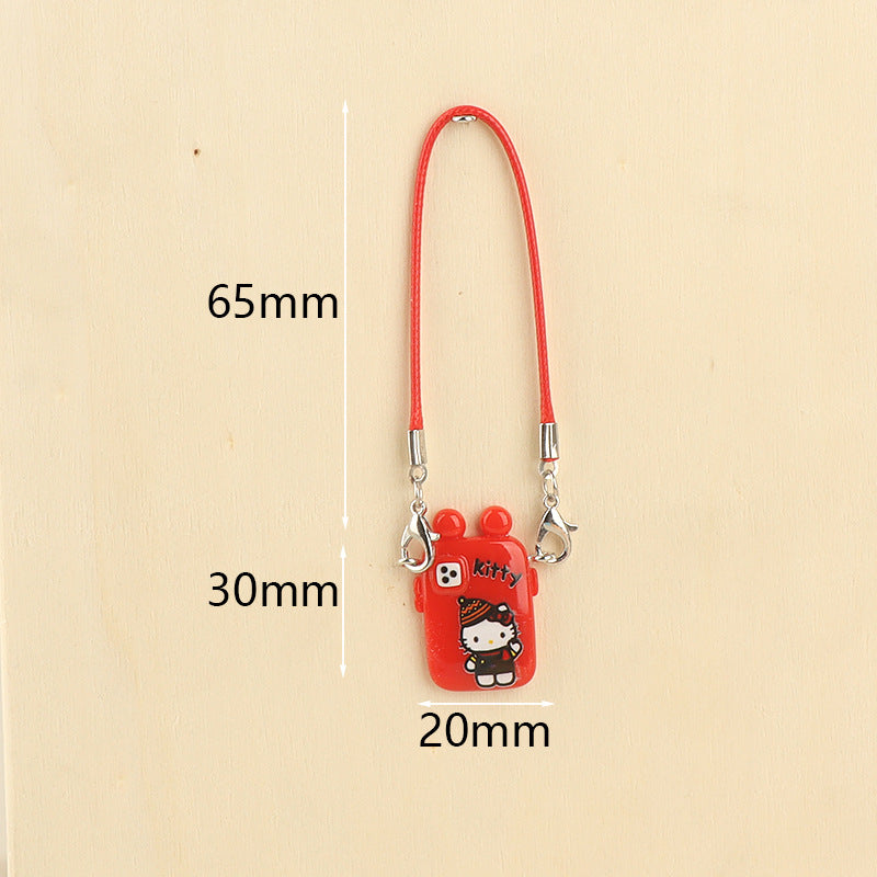 Wholesale Cute cartoon mini mobile phone pendant doll accessories