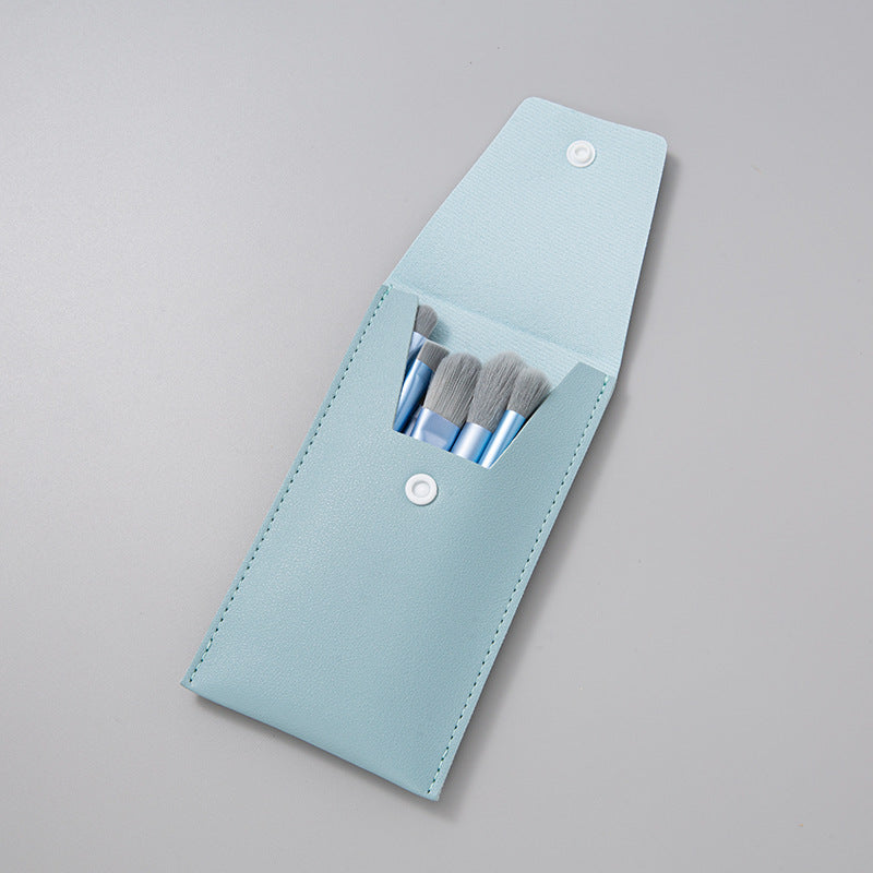 Wholesale Portable Mini Version 8-piece Macaron Color Makeup Brush Set ACC-MB-LLS008