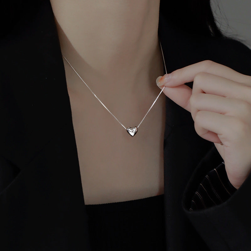 Wholesale S925 sterling silver love light luxury necklace