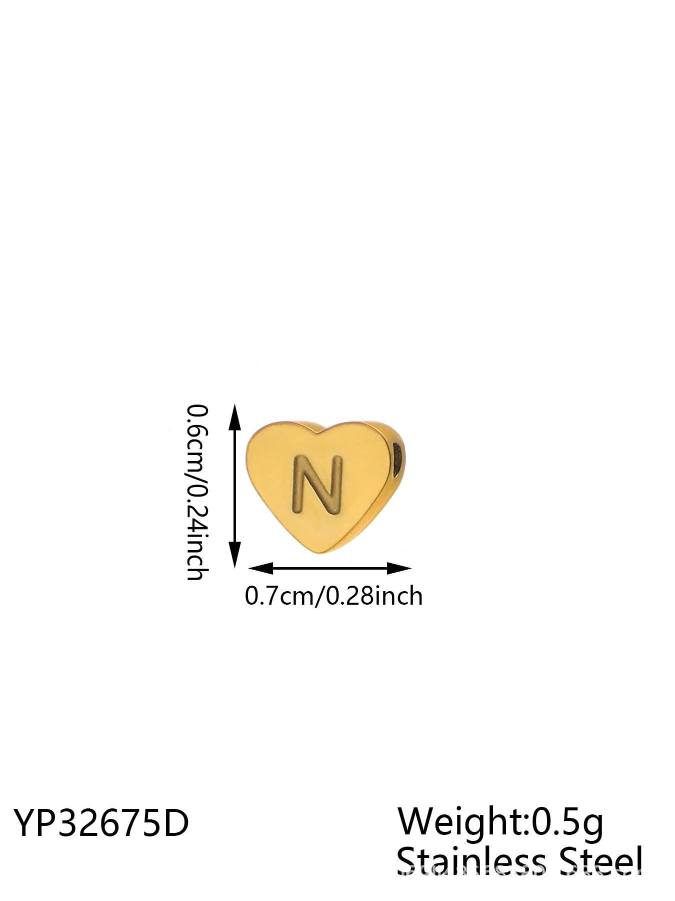 Wholesale  love English letter stainless steel pendant