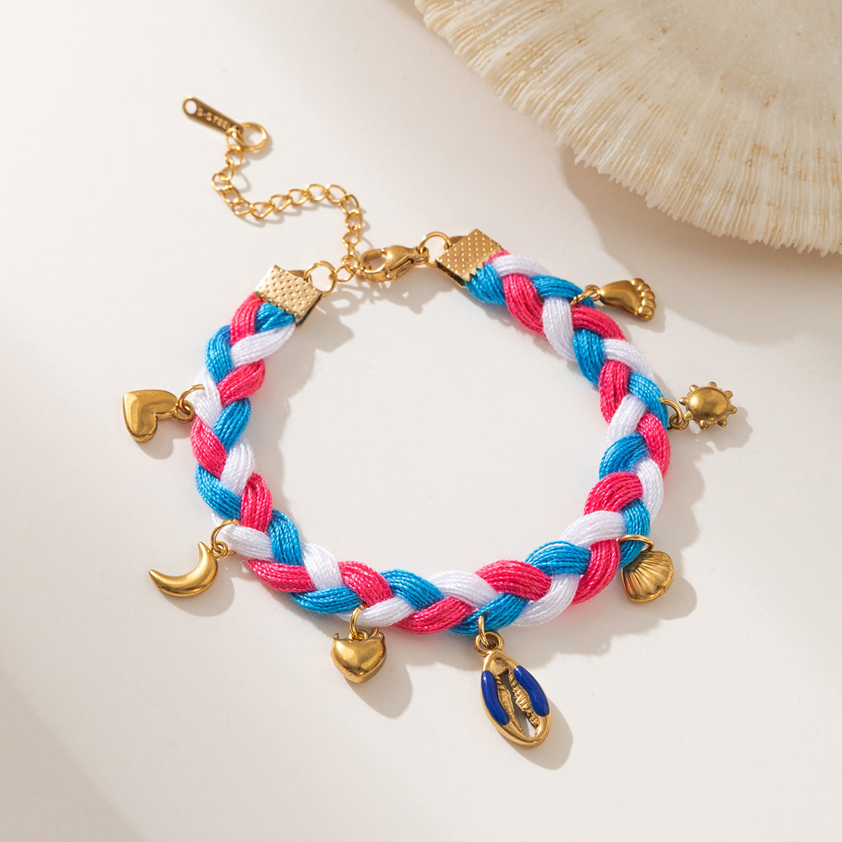 Wholesale Stainless steel pet paw print bracelet