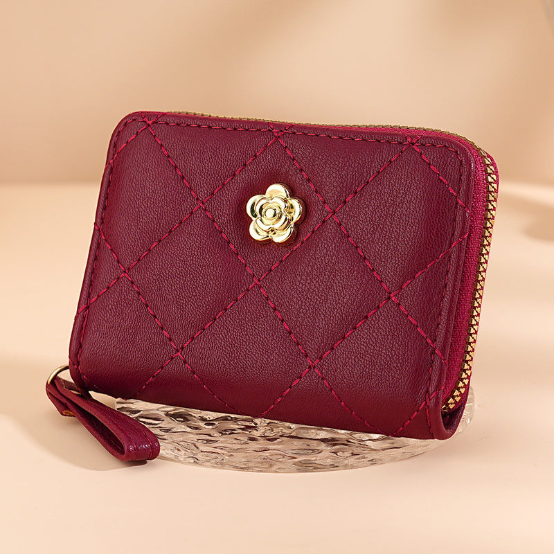 Wholesale Retro Plaid Women S Large Capacity Card Holder Wallet PU Leather 11 Slots Daily Casual Fashion Accessory
