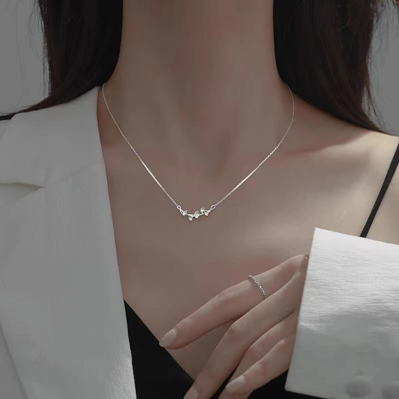 Wholesale Ginkgo leaf necklace choker necklace