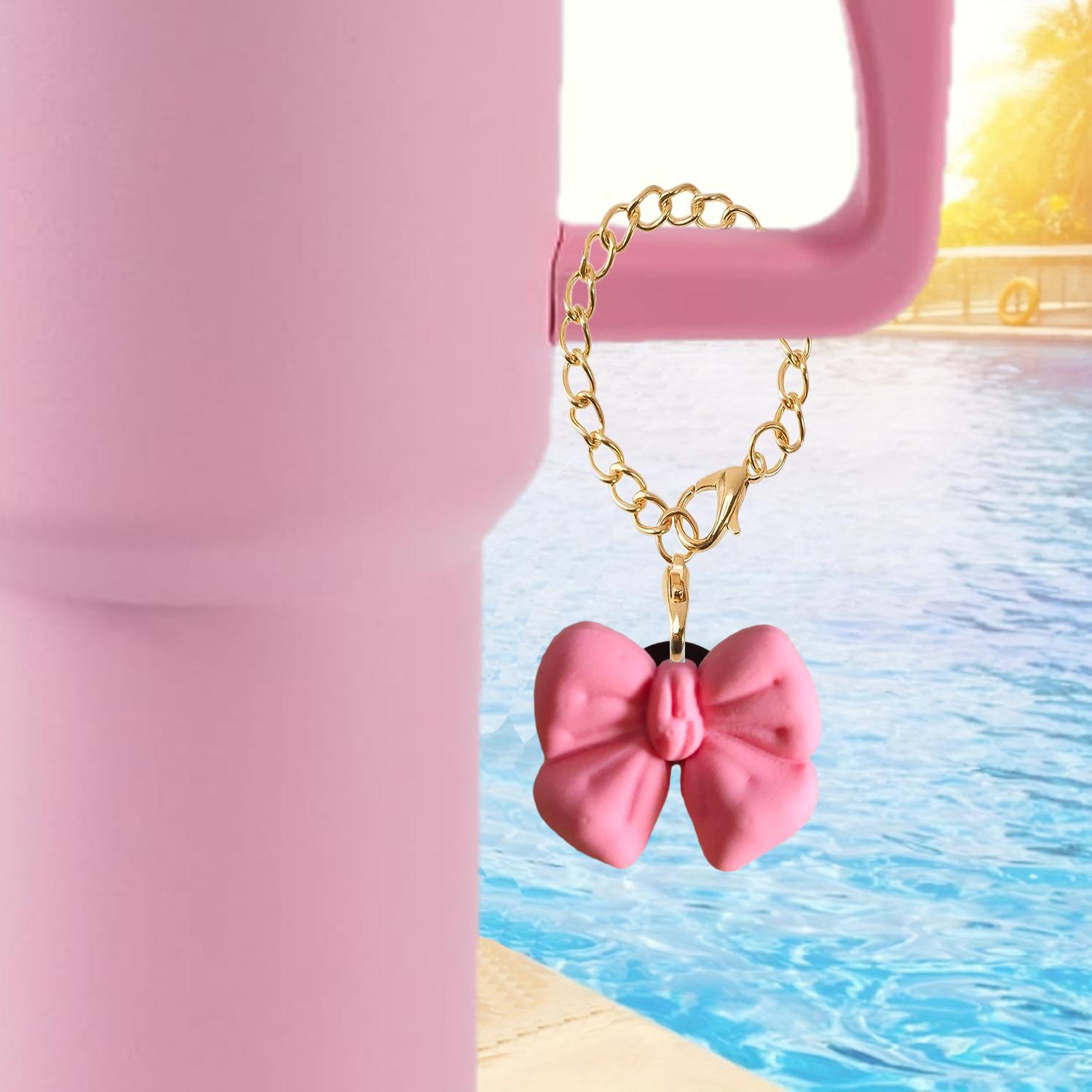Wholesale Bow Crown Soft Rubber Hanging Chain Cup Accessories Chain ACC-CA-XieJi001