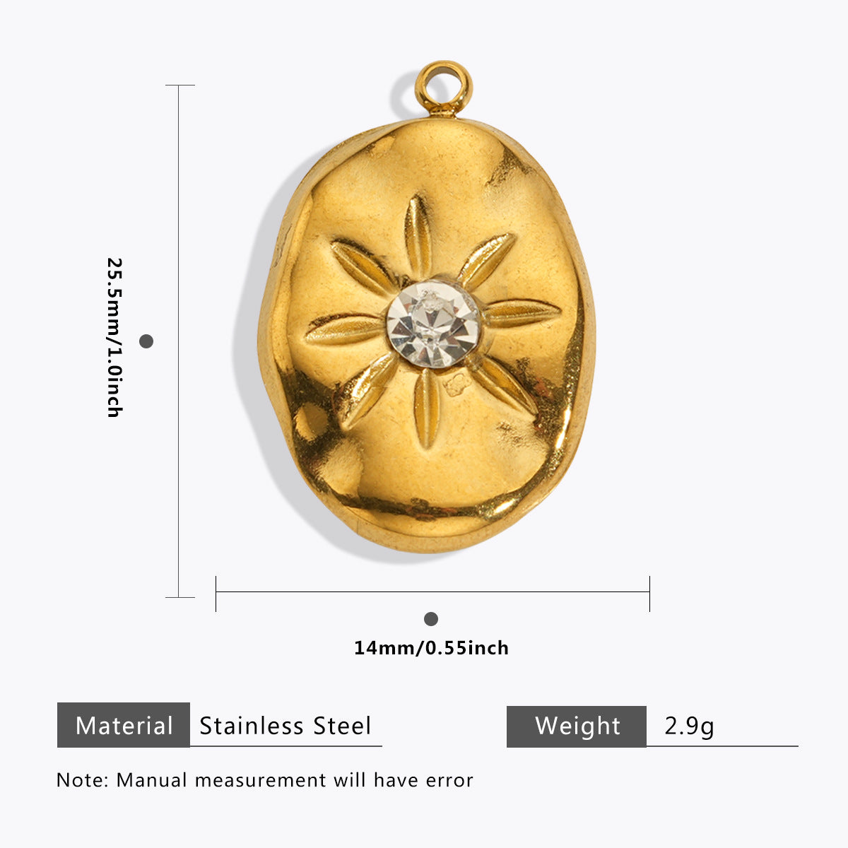 Wholesale 5pcs Stainless Steel  Pearl Pendant Oil Drop Pendant Bell Flower Pendant