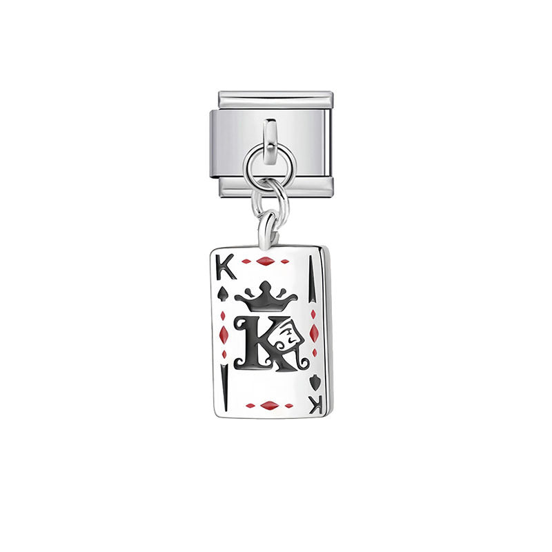 Wholesale Cartoon Stainless Steel DIY Bracelet Charms - Fashion Accessory for Resale