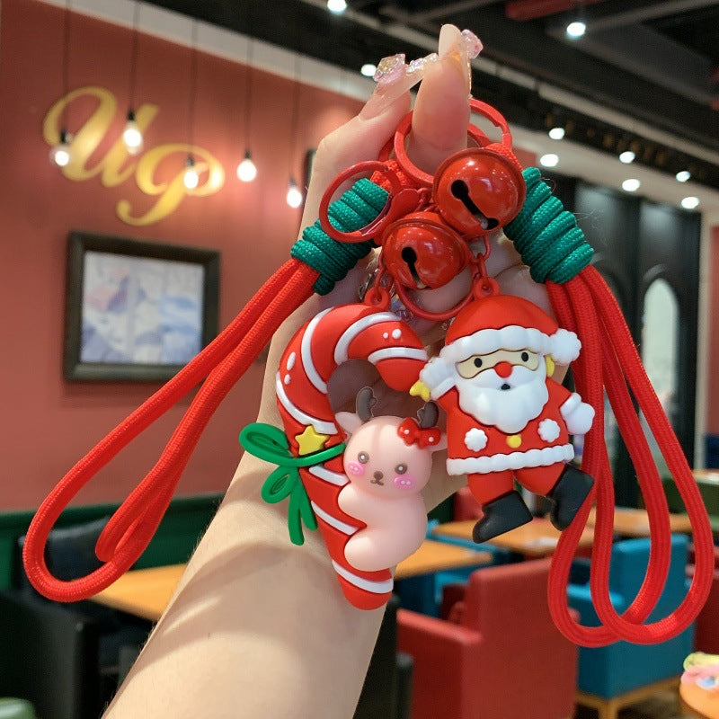 Wholesale Christmas  creative children' s bag keychain cartoon doll gift keychain