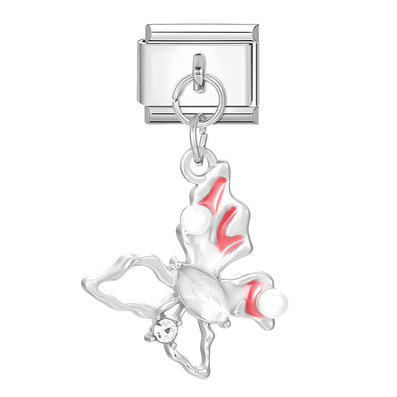 Wholesale 9mm Italian Charm Starter Bracelets DIY Pendant Style Stainless Steel Composable Bracelet