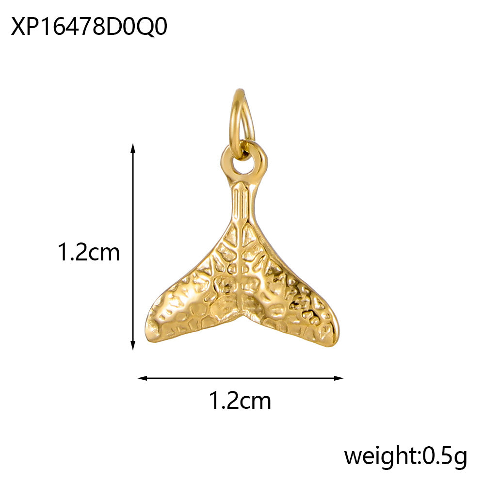 Wholesale Marine elements Stainless steel starfish tropical fish marine life pendant