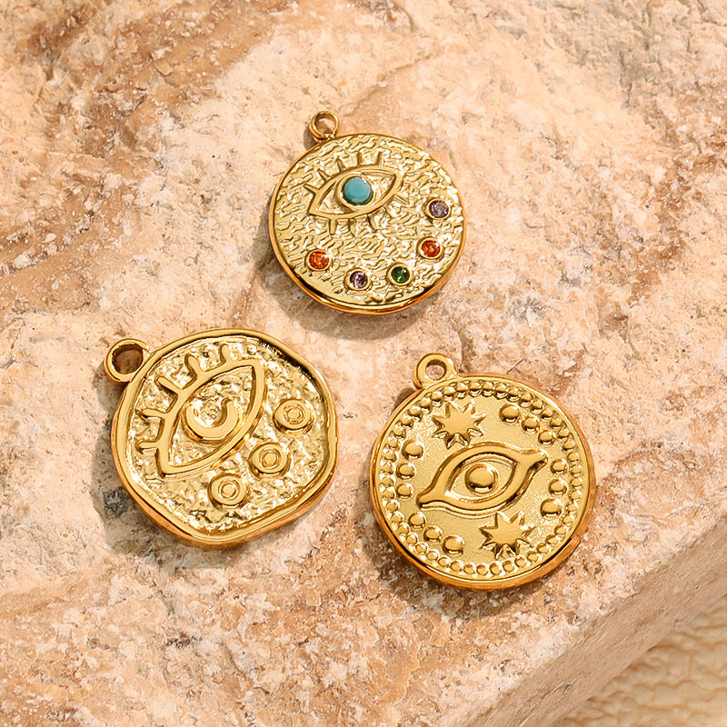 Wholesale e-commerce series of geometric stainless steel pendants