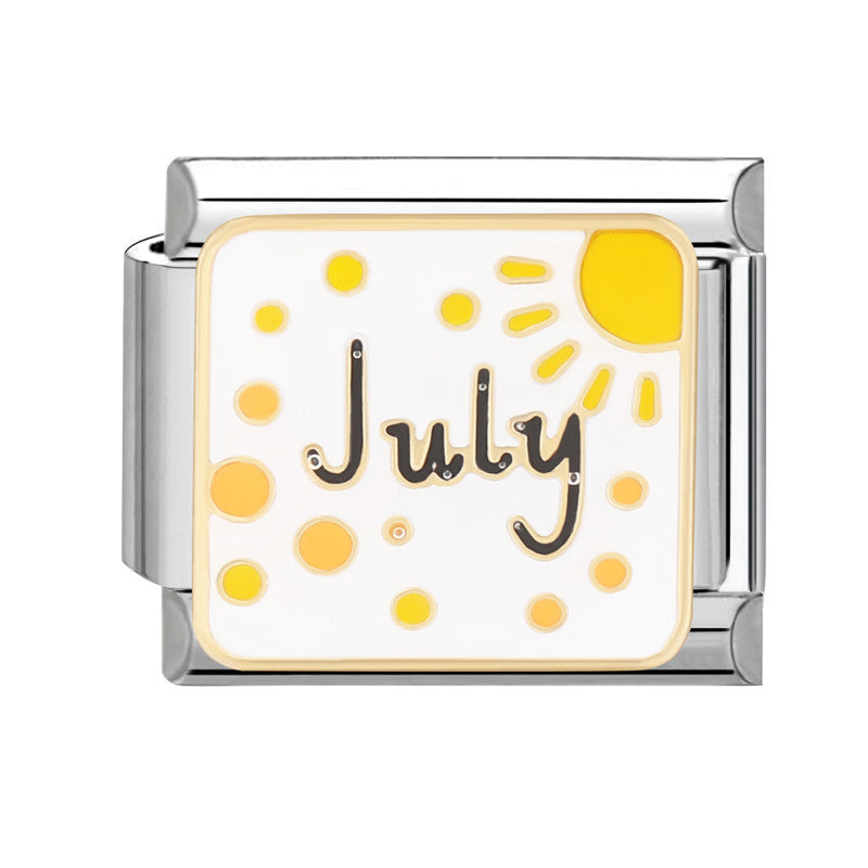 Wholesale Italian Beaded Bracelet 9mm DIY Splicing Stainless Steel Combinable Bracelet