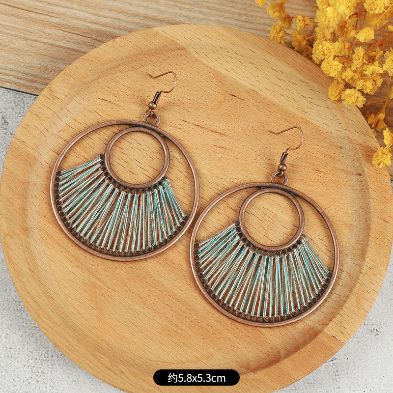 Wholesale Vintage Bohemian Ethnic Style Earrings ACC-ES-Luox004