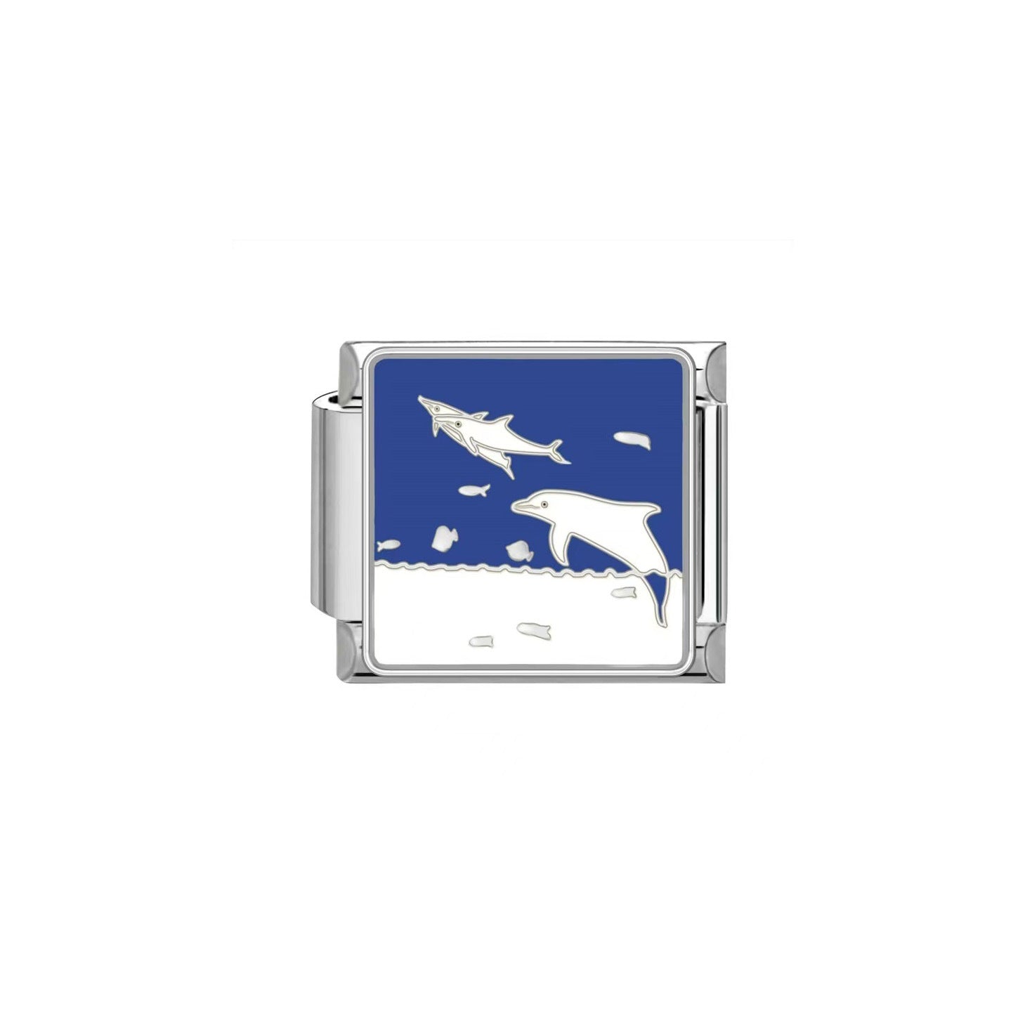 Wholesale Italian Charm Bracelet 9mm DIY Splicing Ocean Series Stainless Steel Composable Bracelet