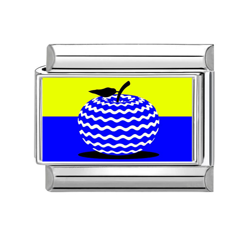 Wholesale 9mm Italian Charm Starter Bracelets DIY square Single Section Creative Stainless Steel Composable Bracelet