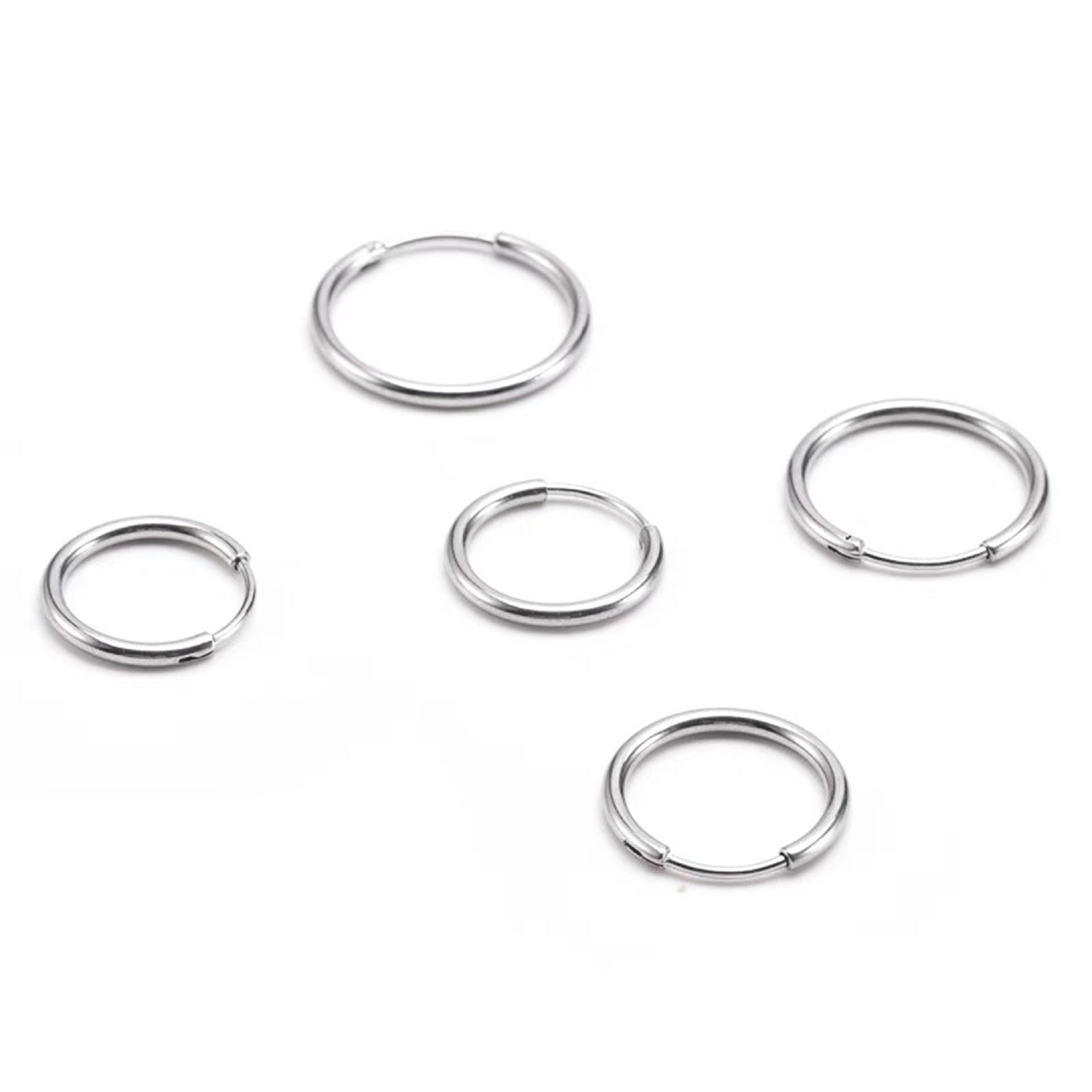 Wholesale Metal style minimalist s925 sterling silver earrings