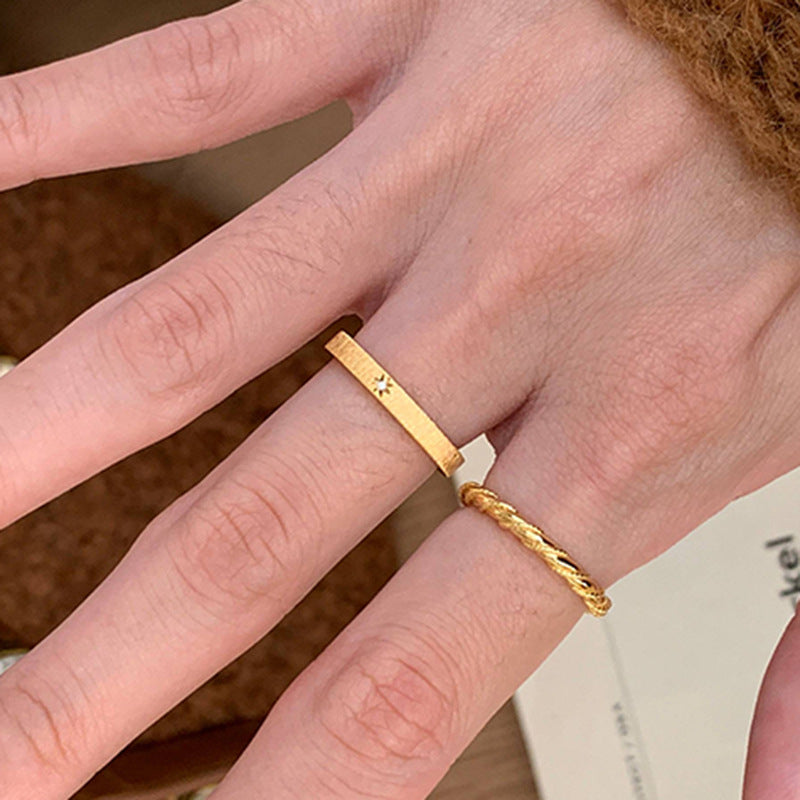 Wholesale Adjustable Geometric Ring for Women Similar to the Mercury Ring