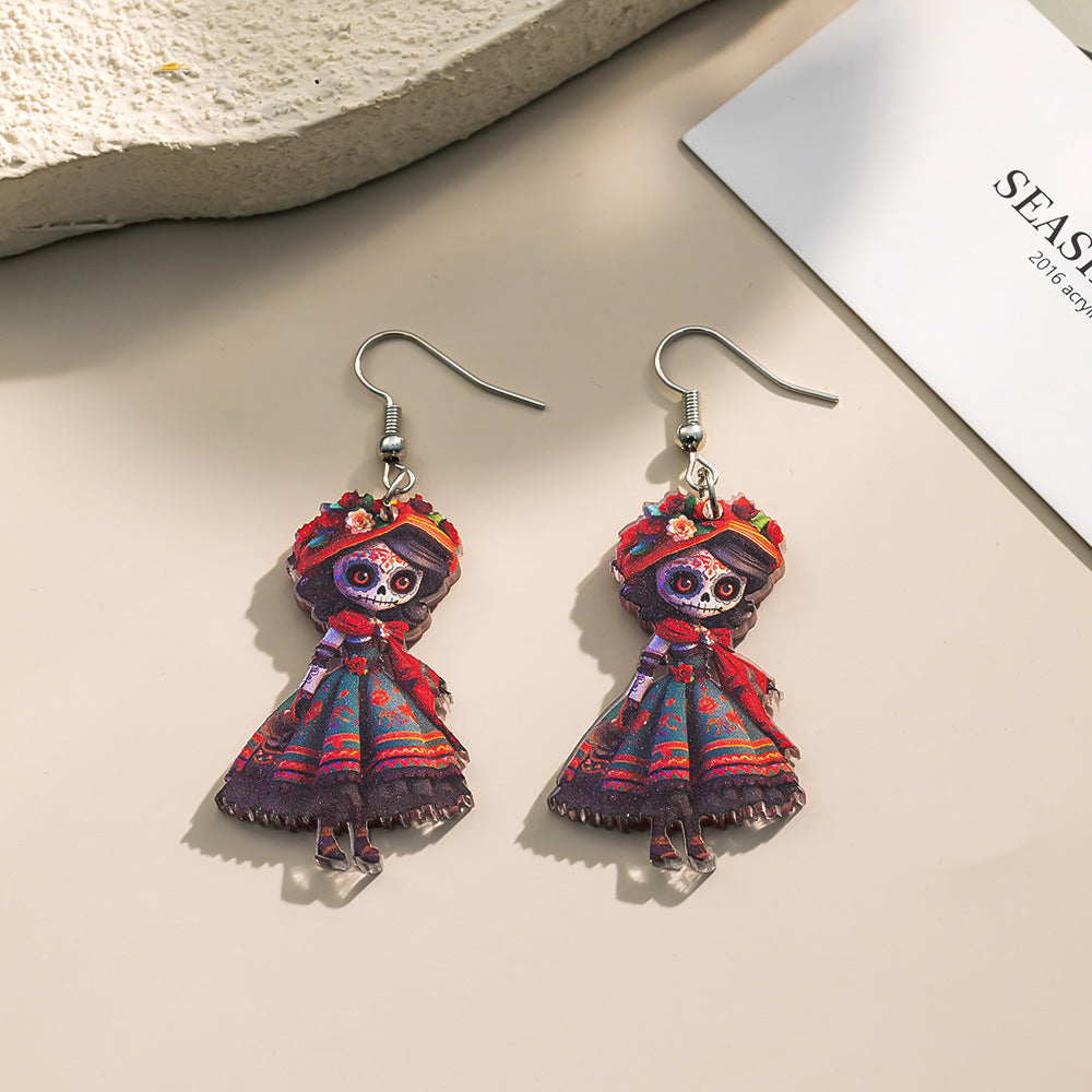 Wholesale Gothic Punk Acrylic  Earrings