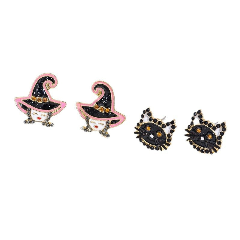 Wholesale  Cartoon Zinc Alloy Earrings Fashion Accessory Gift Boutique Resale