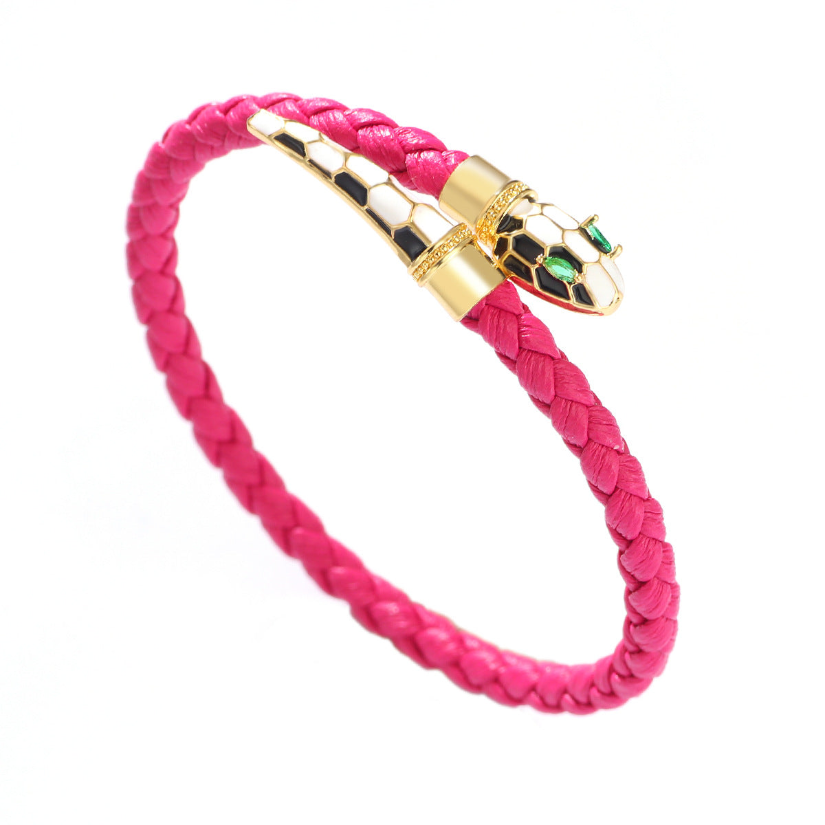 Wholesale Braided Snake Rhinestone Bracelet