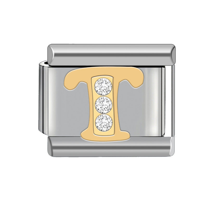 Wholesale Italian Charm Bracelet Diamond Bracelet 9mm DIY Pattern Free Stitching Detachable Composable Bracelet ACC-BT-JL009