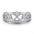 Wholesale 925 sterling silver crown ring