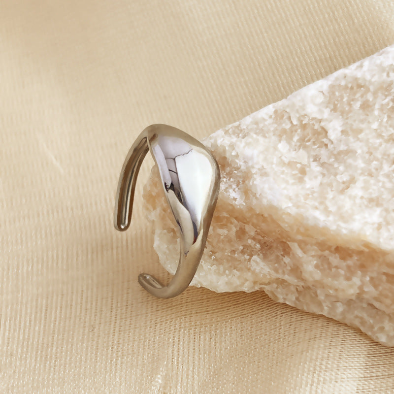 Wholesale Polished 18k Gold Stainless Steel Rings ACC-RS-YuSen005