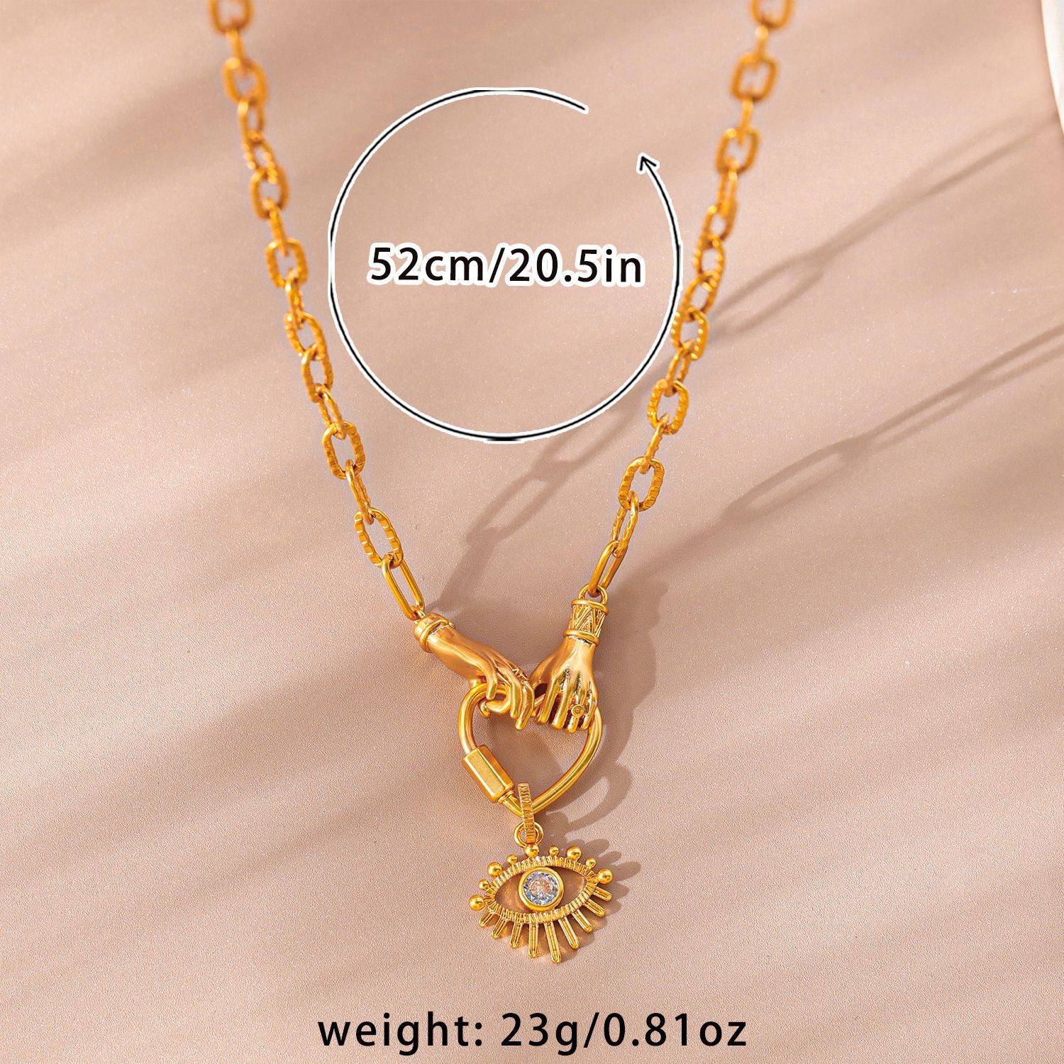 Wholesale Devil's Eye Zircon Necklace  Light Luxury  Clavicle Chain