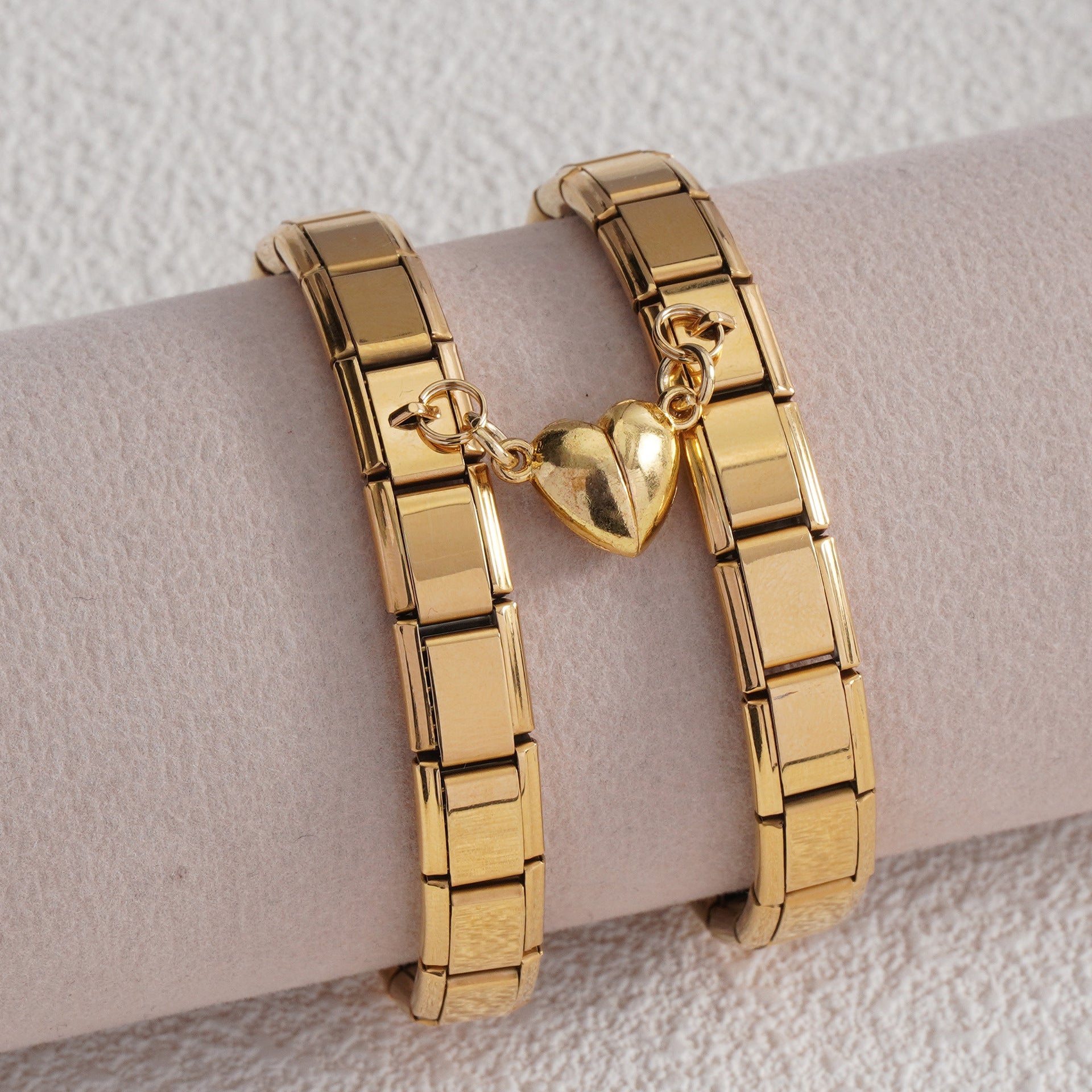 Wholesale Italian Charm Bracelet 9mm DIY Splicing Creative Pattern Stainless Steel Composable Bracelet