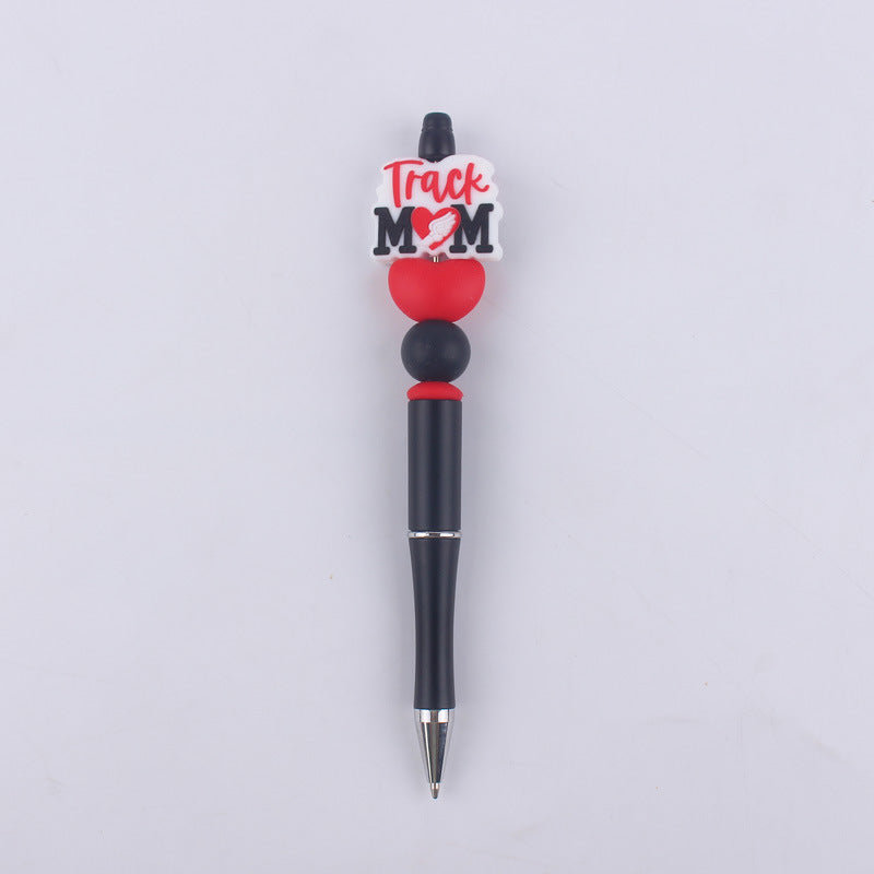Wholesale Creative Cartoon Mom Series Silicone Beaded Ballpoint Pen