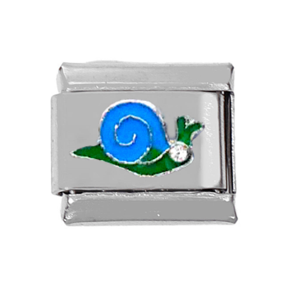 Wholesale 5pcs Italian Charm Bracelet Charm Module Stainless Steel Bow Love Bracelet 9mm DIY Pattern Free Stitching Detachable Composable Bracelet ACC-BT-DaLiang012