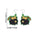 Wholesale St. Patrick's Day Earrings Green Clover Hat Earrings