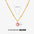 Wholesale December 18K Gold Stainless Steel Diamond Necklace