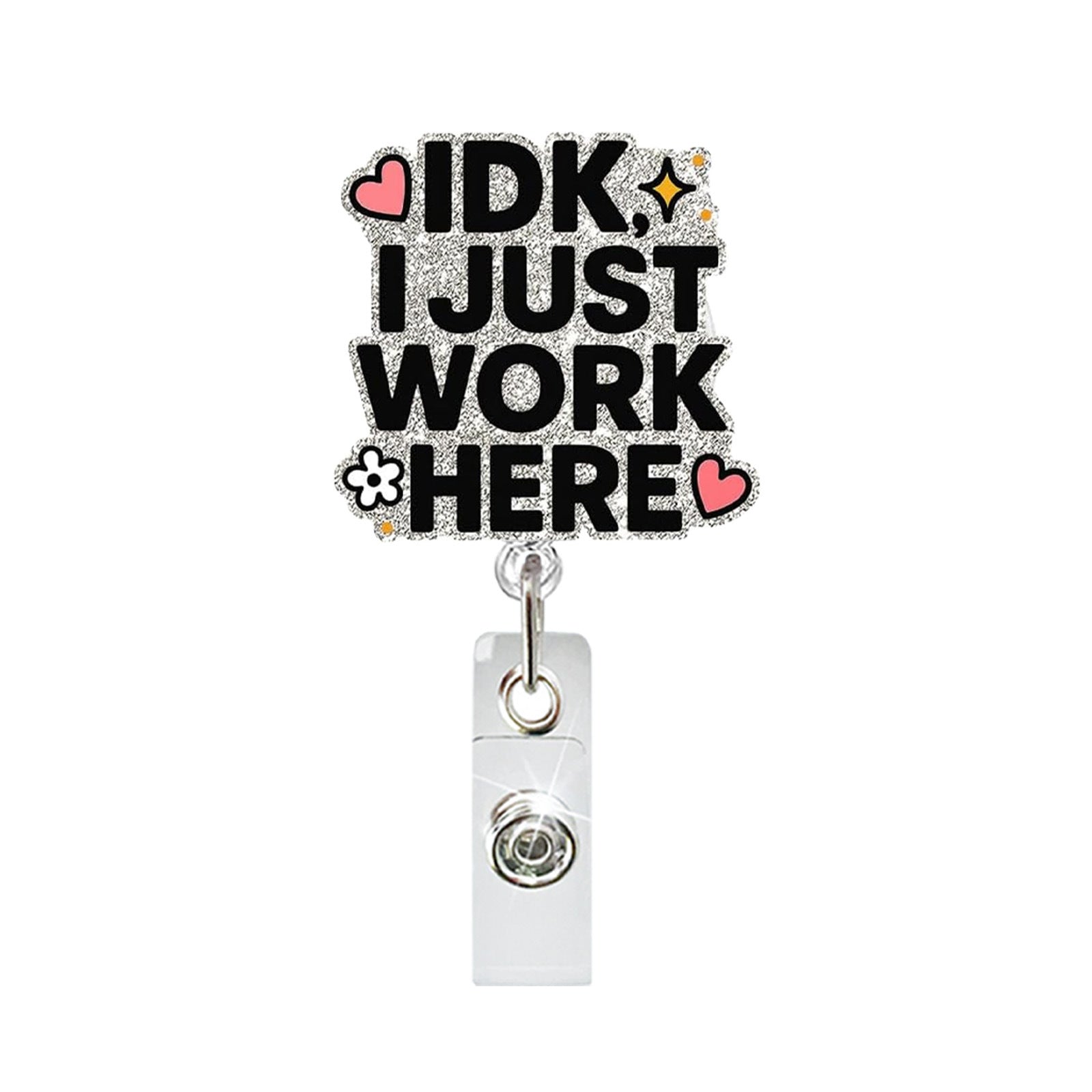 Wholesale Humorous Kiwi Quote Acrylic Retractable Badge Reel Fashion Accessory for Everyday Gift Boutique Resale