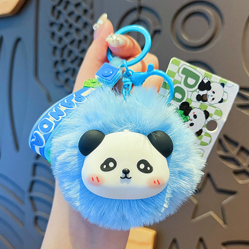 Wholesale Cute Cartoon Plush Ball Panda Keychains ACC-KC-HangLi015