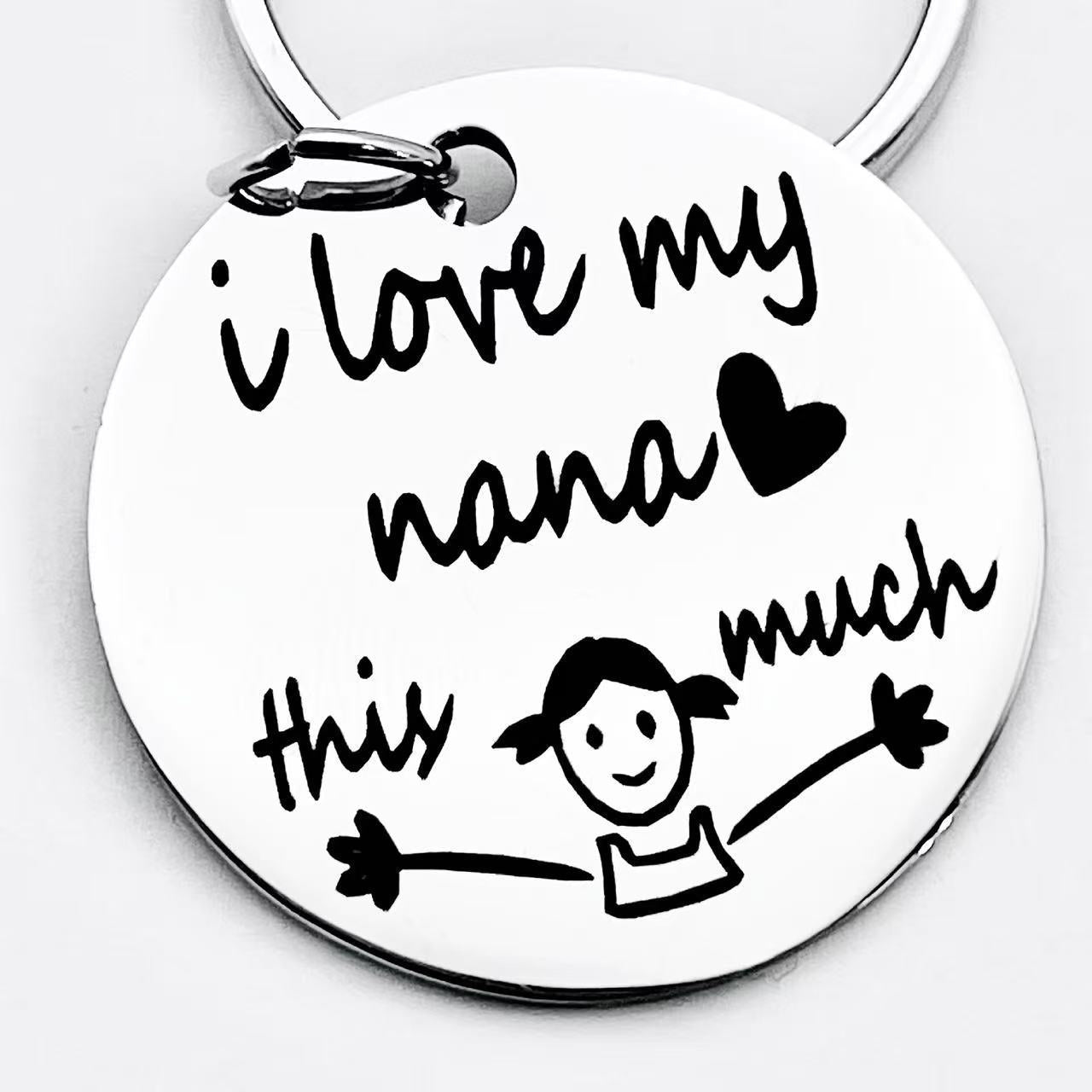 Wholesale Cartoon Theme Stainless Steel Keychain With Laser Engraving Stylish Key Ring Gift For Everyday Use